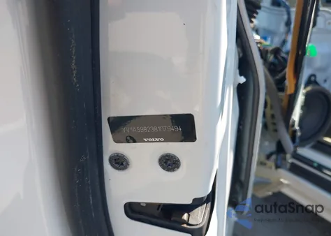 2008 Volvo S80 3.2 from USA, damaged, VIN YV1AS982381079494